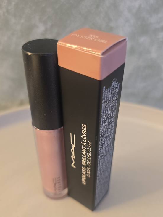 MAC Cosmetics Other - MAC Cosmetic Lipglass Lip Gloss - Oyster Girl, Glass Like Shine, Freshwater Pink